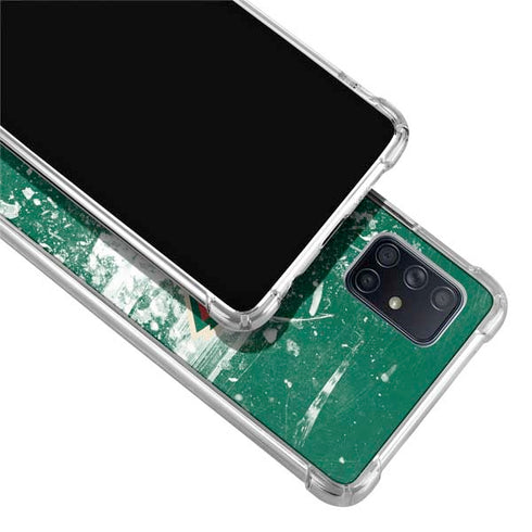 NHL Minnesota Wild Frozen Galaxy A71 5G Clear Case
