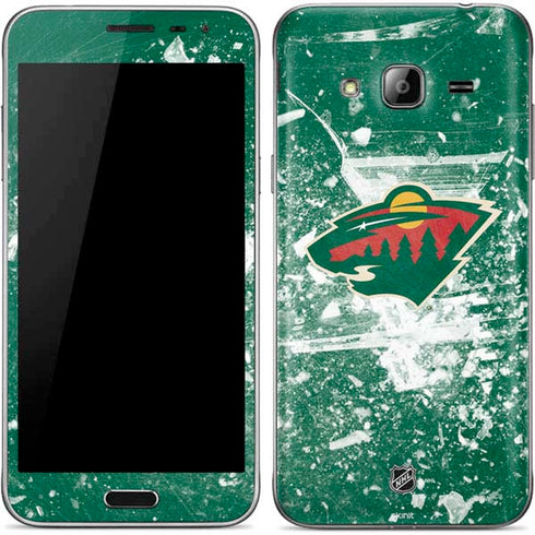 NHL Minnesota Wild Frozen Galaxy J3 Skin