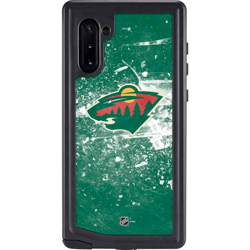 NHL Minnesota Wild Frozen Galaxy Note 10 Waterproof Case