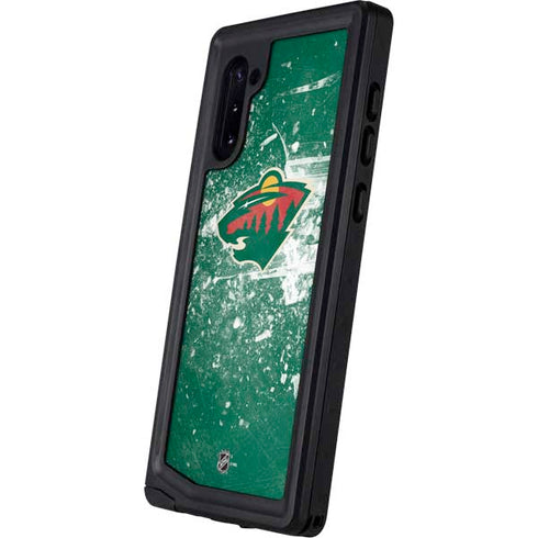 NHL Minnesota Wild Frozen Galaxy Note 10 Waterproof Case