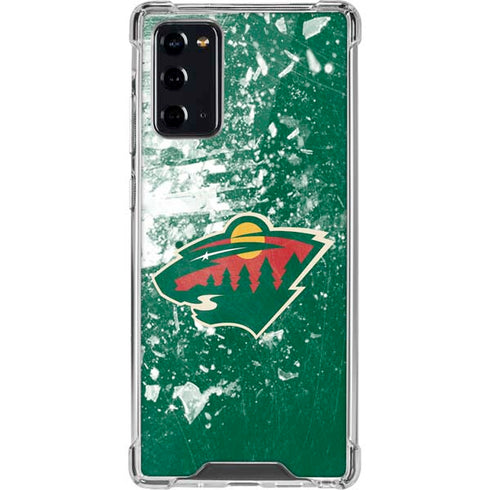 NHL Minnesota Wild Frozen Galaxy Note20 5G Clear Case
