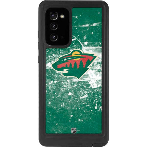 NHL Minnesota Wild Frozen Galaxy Note20 5G Waterproof Case