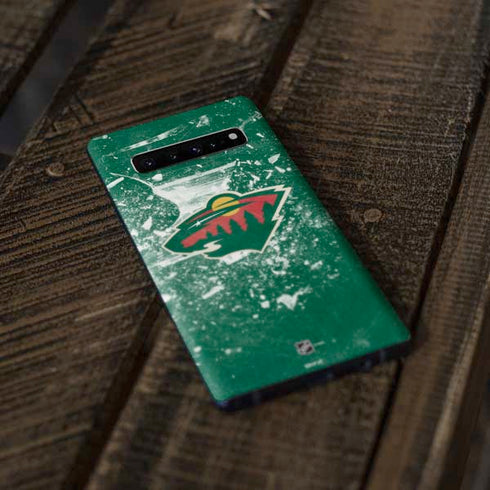NHL Minnesota Wild Frozen Galaxy S10 Plus Skin