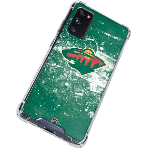 NHL Minnesota Wild Frozen Galaxy S20 FE Clear Case