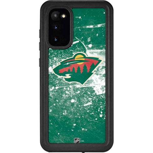 NHL Minnesota Wild Frozen Galaxy S20 Waterproof Case