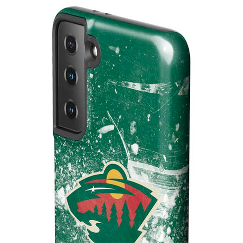 NHL Minnesota Wild Frozen Galaxy S21 FE Pro Case