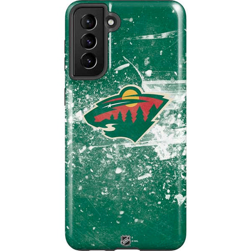 NHL Minnesota Wild Frozen Galaxy S21 Plus 5G Pro Case