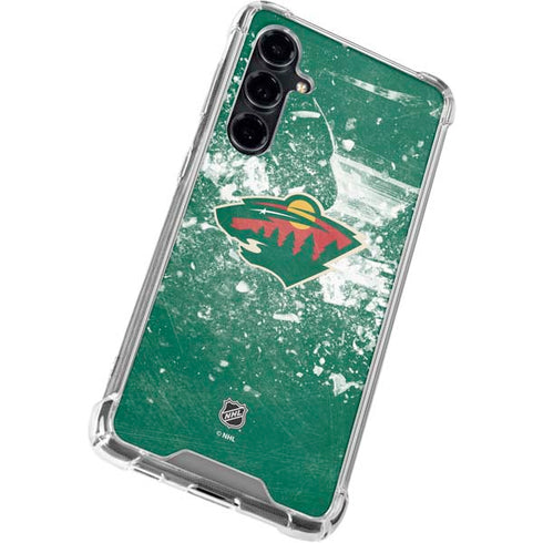 NHL Minnesota Wild Frozen Galaxy S23 FE Clear Case