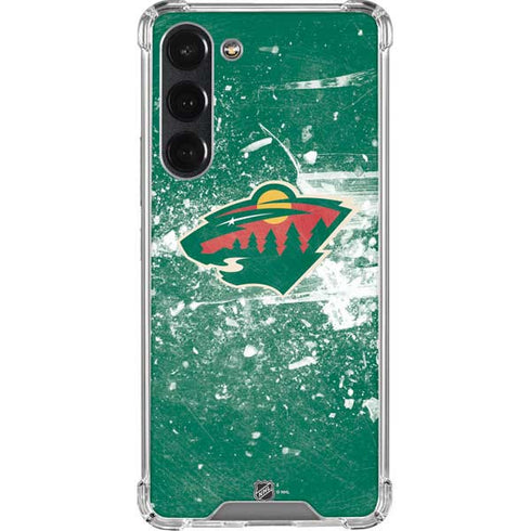 NHL Minnesota Wild Frozen Galaxy S23 Plus Clear Case