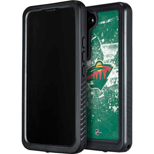 NHL Minnesota Wild Frozen Galaxy S23 Plus Waterproof Case