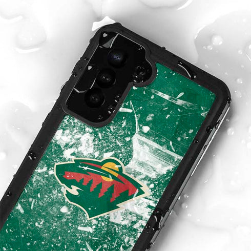NHL Minnesota Wild Frozen Galaxy S23 Plus Waterproof Case