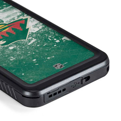 NHL Minnesota Wild Frozen Galaxy S23 Waterproof Case