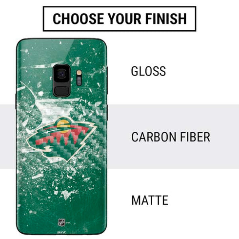 NHL Minnesota Wild Frozen Galaxy S9 Skin