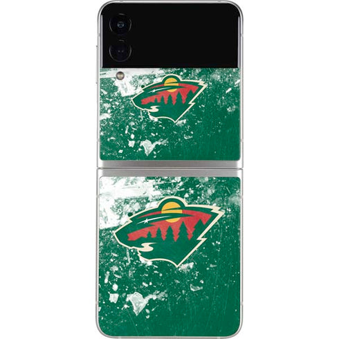 NHL Minnesota Wild Frozen Galaxy Z Flip3 5G Skin