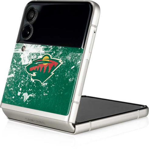 NHL Minnesota Wild Frozen Galaxy Z Flip3 5G Skin