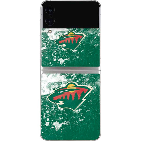 NHL Minnesota Wild Frozen Galaxy Z Flip4 5G Skin