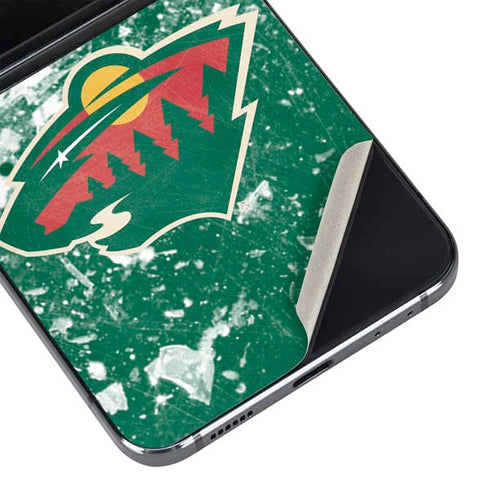NHL Minnesota Wild Frozen Galaxy Z Flip5 5G Skin