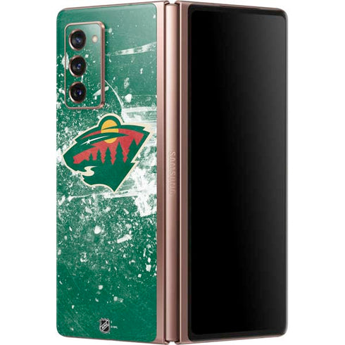 NHL Minnesota Wild Frozen Galaxy Z Fold2 5G Skin