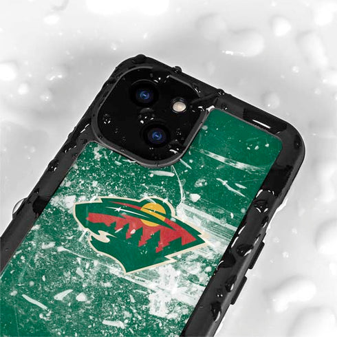 NHL Minnesota Wild Frozen iPhone 13 Mini Waterproof Case