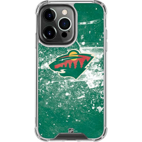 NHL Minnesota Wild Frozen iPhone 13 Pro Clear Case