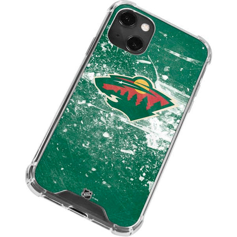 NHL Minnesota Wild Frozen iPhone 14 Plus Clear Case