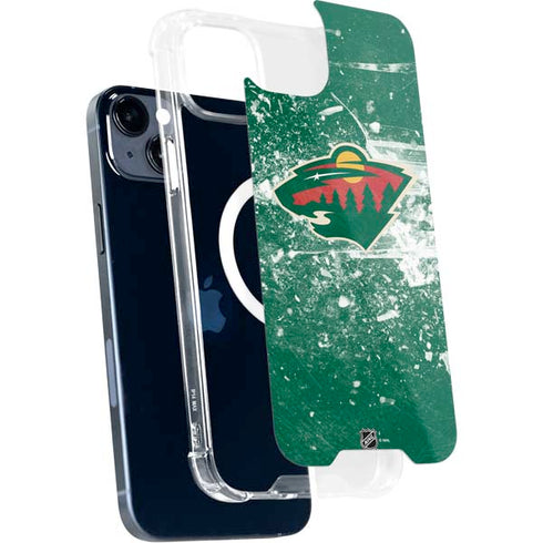 NHL Minnesota Wild Frozen iPhone 15 Plus MagSafe Case