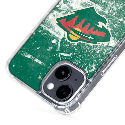 NHL Minnesota Wild Frozen iPhone 15 Plus MagSafe Case