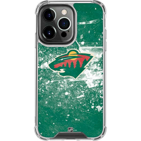 NHL Minnesota Wild Frozen iPhone 15 Pro Clear Case