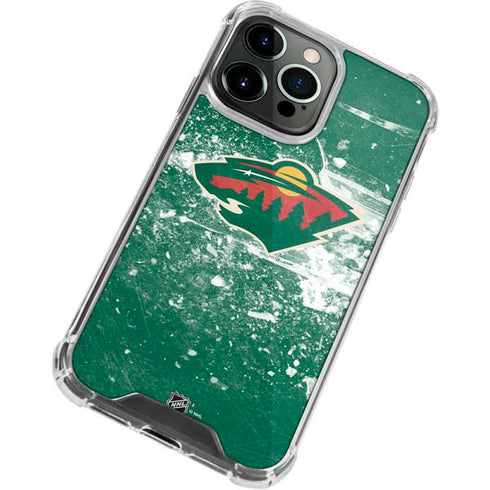 NHL Minnesota Wild Frozen iPhone 15 Pro Max Clear Case