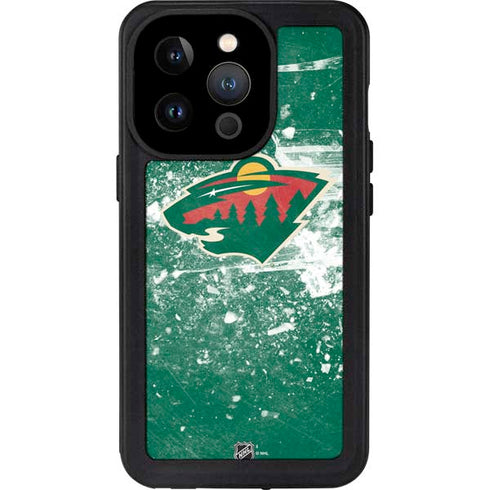 NHL Minnesota Wild Frozen iPhone 14 Pro Waterproof Case
