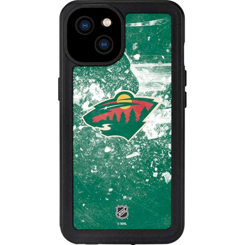 NHL Minnesota Wild Frozen iPhone 15 Plus Waterproof Case