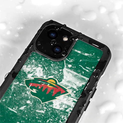 NHL Minnesota Wild Frozen iPhone 15 Plus Waterproof Case