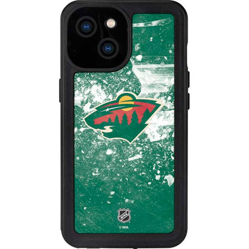 NHL Minnesota Wild Frozen iPhone 15 Waterproof Case