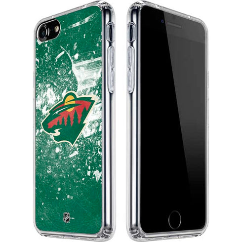 NHL Minnesota Wild Frozen iPhone SE (2nd & 3rd Gen) Clear Case