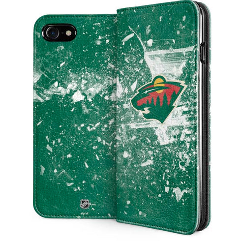 NHL Minnesota Wild Frozen iPhone SE (2nd & 3rd Gen) Folio Case