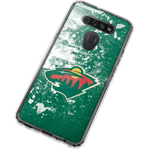 NHL Minnesota Wild Frozen LG K51/Q51 Clear Case
