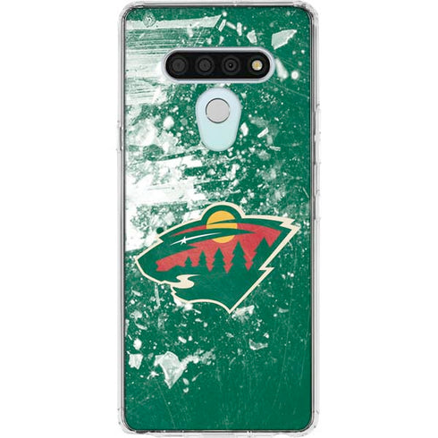 NHL Minnesota Wild Frozen LG Stylo 6 Clear Case