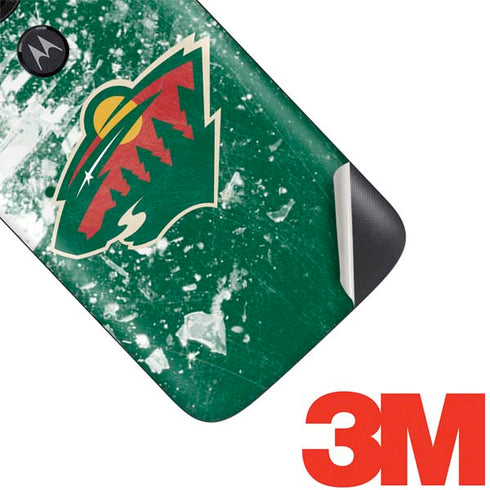 NHL Minnesota Wild Frozen Moto E5 Play Skin