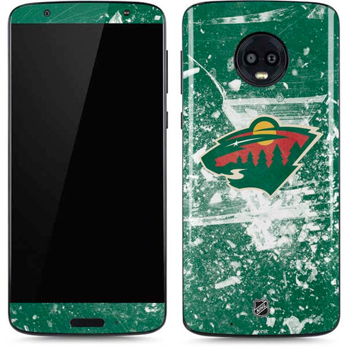 NHL Minnesota Wild Frozen Moto G6 Skin
