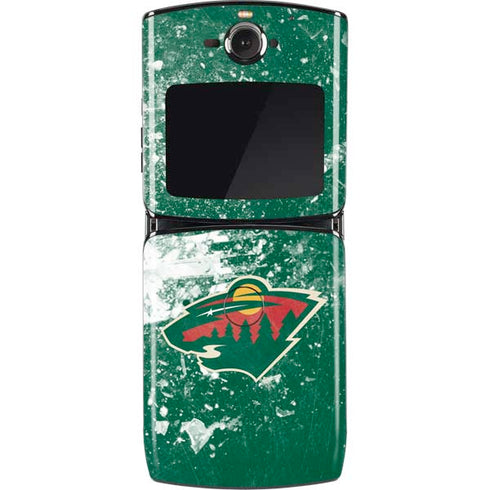 NHL Minnesota Wild Frozen Motorola RAZR Skin