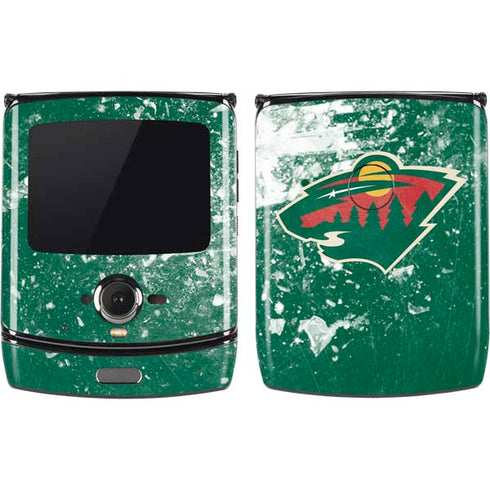 NHL Minnesota Wild Frozen Motorola RAZR Skin