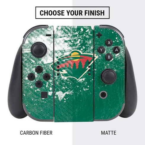NHL Minnesota Wild Frozen Nintendo Switch Bundle Skin