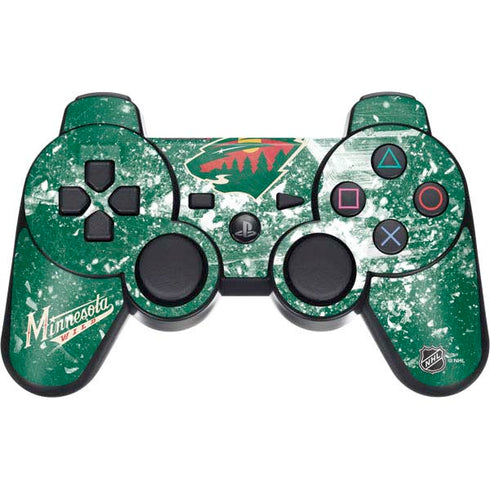 NHL Minnesota Wild Frozen PS3 Dual Shock wireless controller Skin