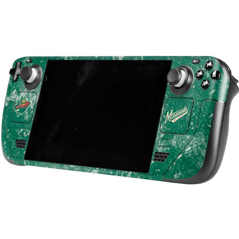 NHL Minnesota Wild Frozen Steam Deck Handheld Gaming Computer Skin