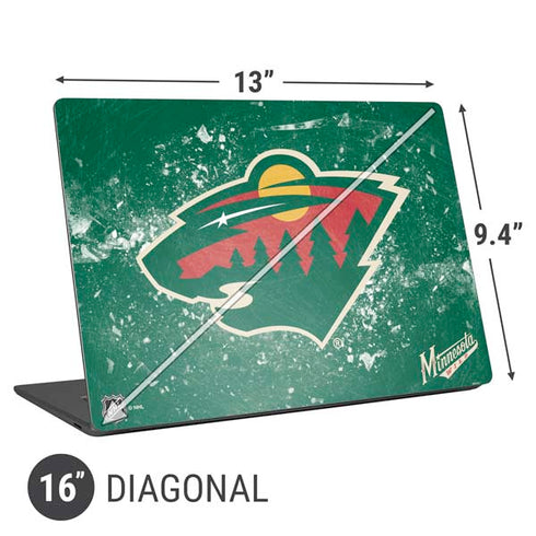 NHL Minnesota Wild Frozen Universal Laptop 16in (13 x 9.4in) Skin