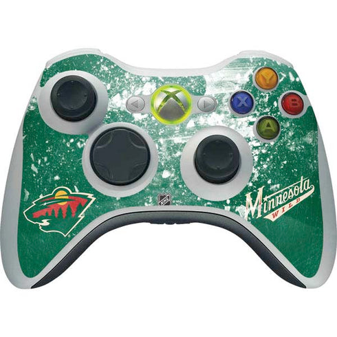 NHL Minnesota Wild Frozen Xbox 360 Wireless Controller Skin