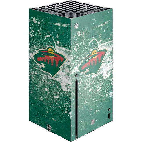 NHL Minnesota Wild Frozen Xbox Series X Console Skin