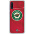 NHL Minnesota Wild Home Jersey Galaxy A10e Clear Case