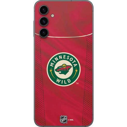NHL Minnesota Wild Home Jersey Galaxy A14 5G Skin