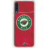 NHL Minnesota Wild Home Jersey Galaxy A50 Clear Case